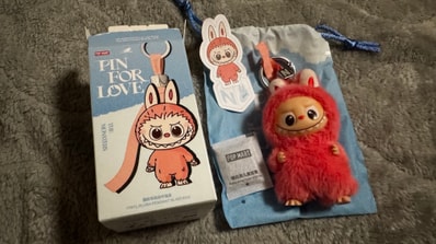 POP MART THE MONSTERS (LABUBU) Pin for Love Series-Vinyl Plush Pendant (N-Z) N