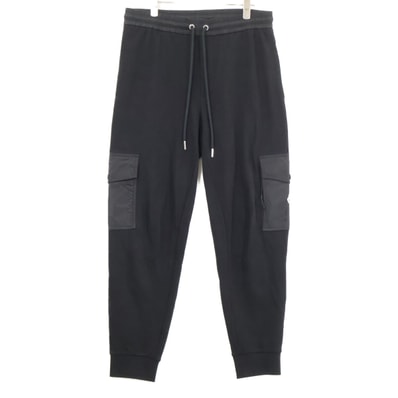 モンクレール 【美品/25年製】K20918H00023 PANTALONE LUNGO コンビネーションスウェットパンツ M