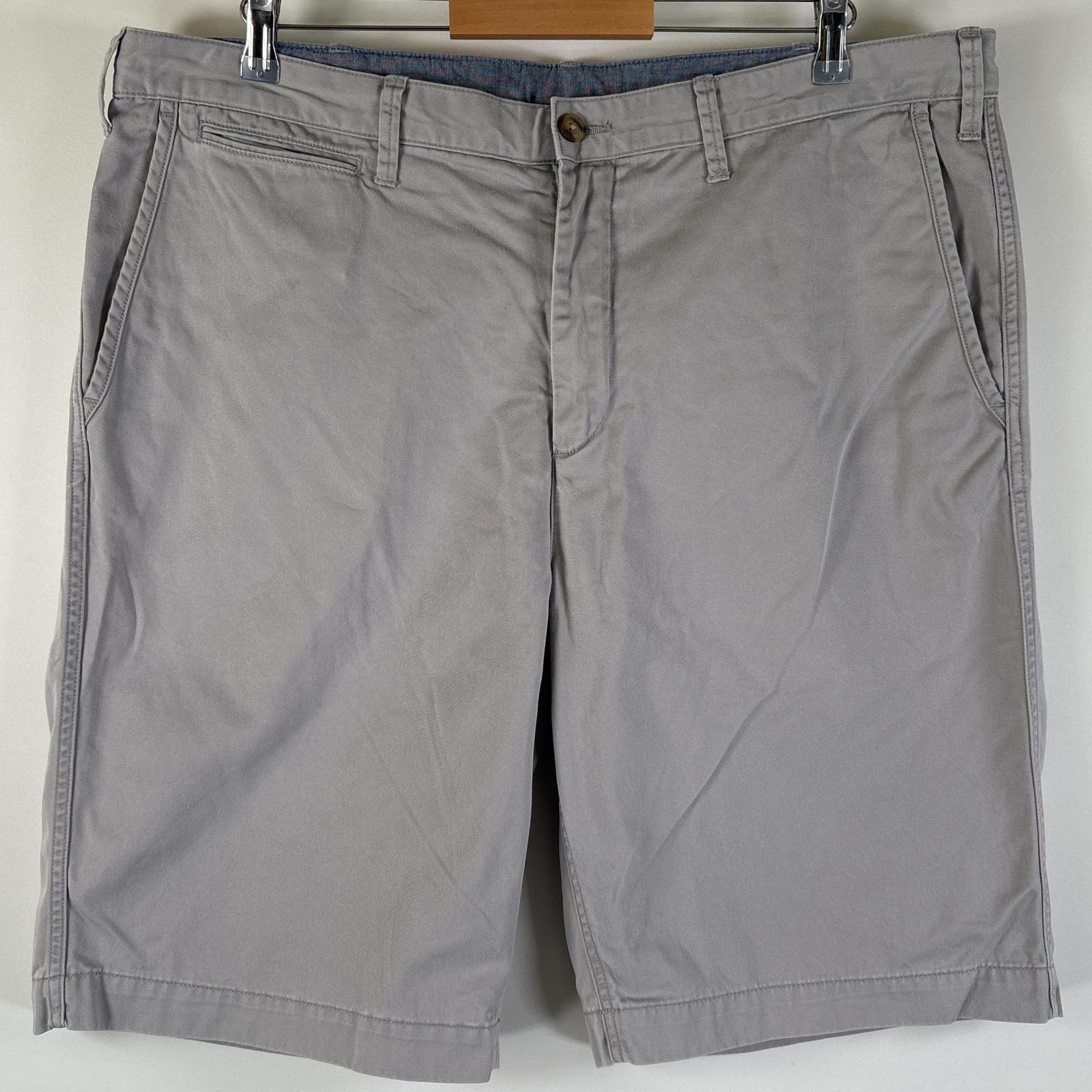 古着 ポロ・ラルフローレン POLO RALPH LAUREN ショートパンツ チノパン ポロチノ 大きいサイズ ワンポイントロゴ w40T グレー系 メンズ