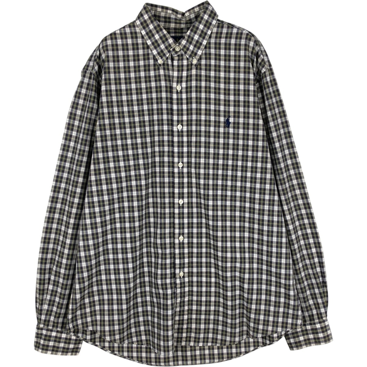 古着 ラルフローレン Ralph Lauren 長袖 ボタンダウンチェックシャツ メンズL相当/eaa629088