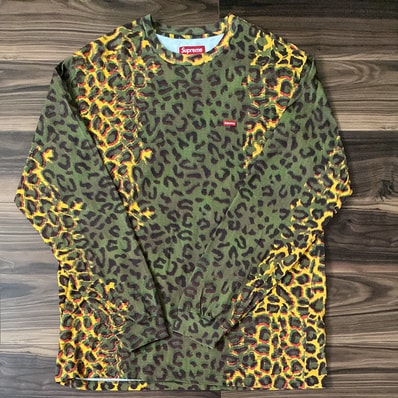Supreme Small Box L/S Tee "Cheetah" (24FW)