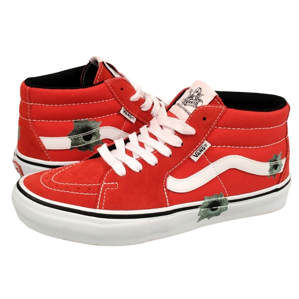 SUPREME シュプリーム VANS Skate Grosso Nate Lowman スニーカー US8=26cm 53277
