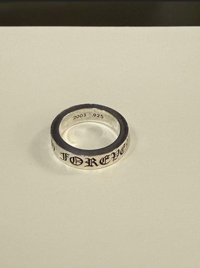 Chrome Hearts 6mm Spacer Ring FOREVER "Silver"