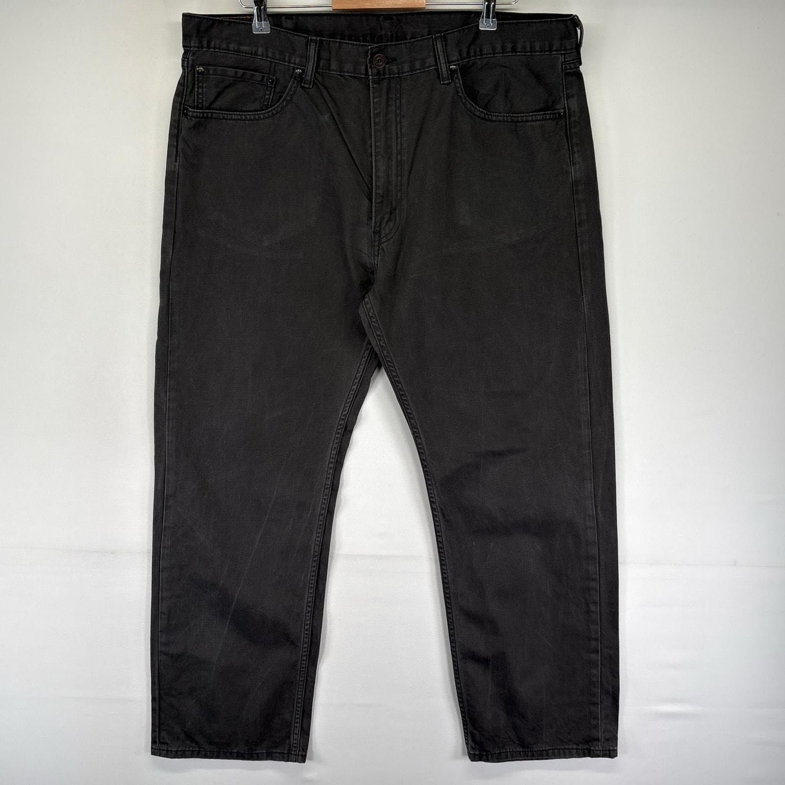 古着 リーバイス Levi's デニム パンツ 505 ストレート ジーパン ジーンズ 大きいサイズ ジッパーフライ W40 L30  グレー系 メンズ