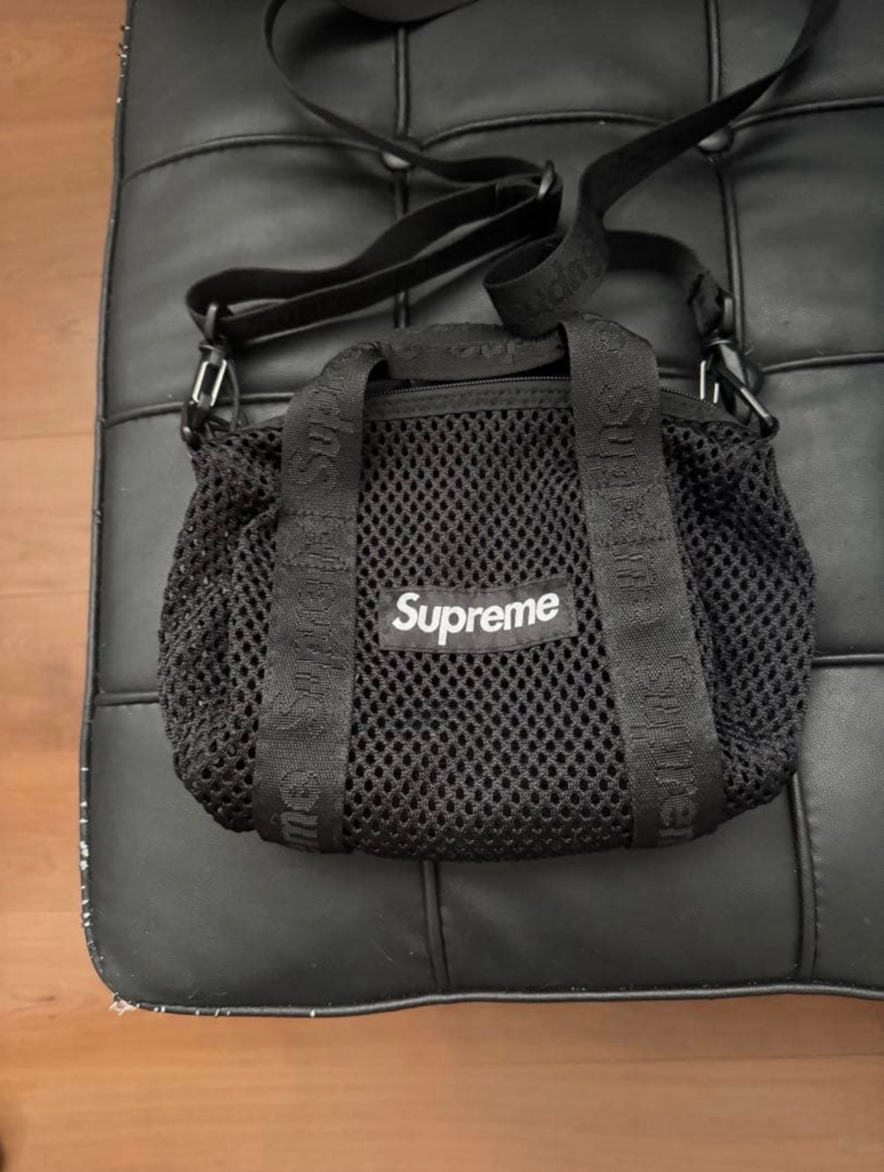 Supreme Mesh Mini Duffle Bag "Black" (25SS)
