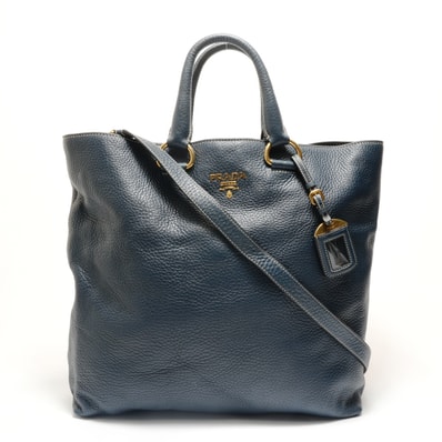 プラダ PRADA ヴィッテロ トート2way トートバッグ【中古】