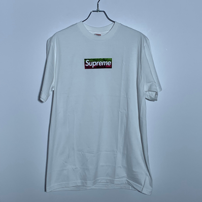 Supreme Los Angeles Fire Relief Box Logo Tee "White"