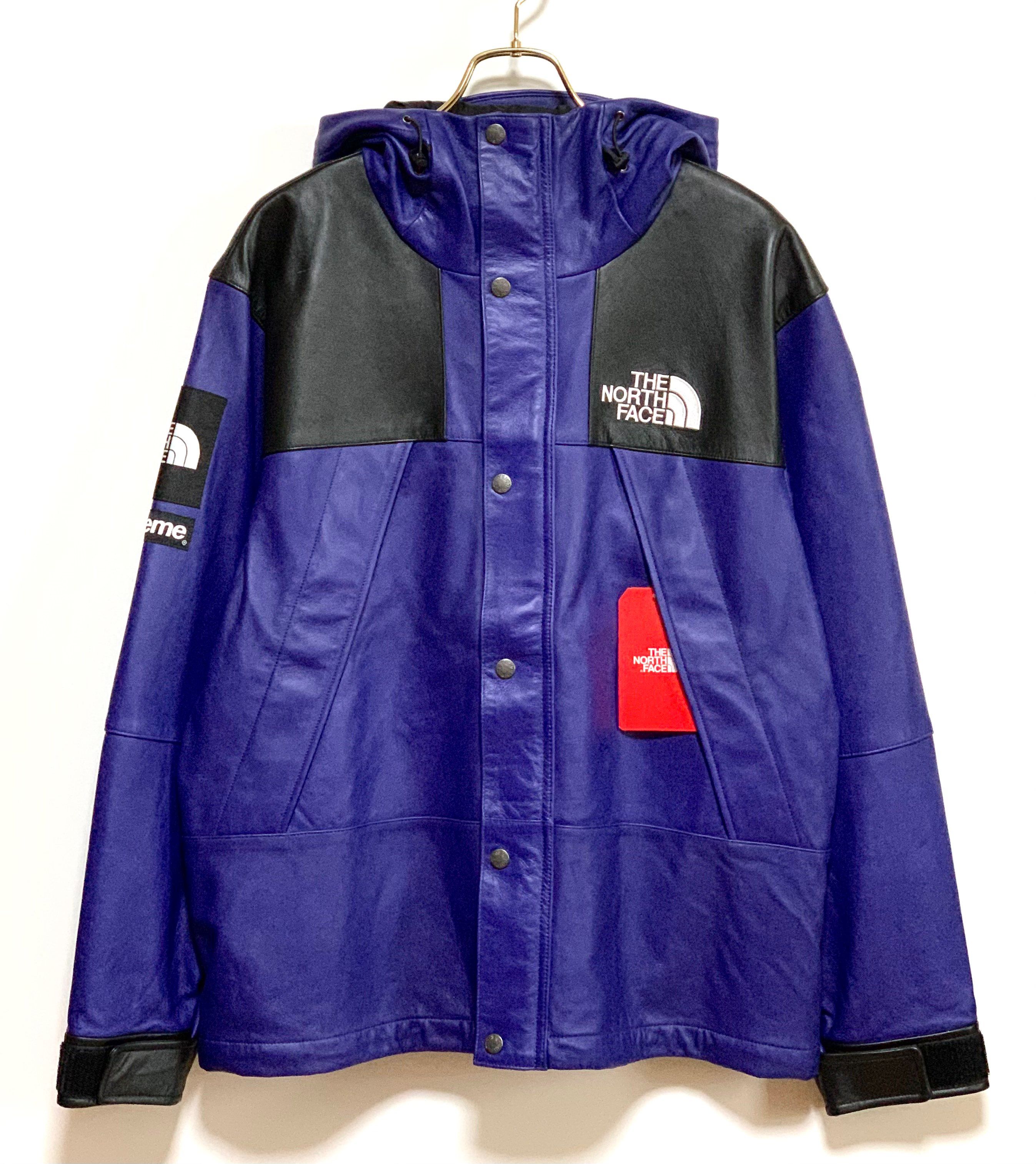 Supreme x The North Face Leather Mountain Parka "Purple"