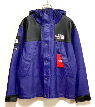 Supreme x The North Face Leather Mountain Parka "Purple"