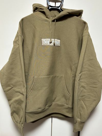 Supreme Box Logo Hooded Sweatshirt "Dark Sand" (23FW)