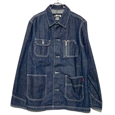 STUSSY DENIM COVERALL INDIGO