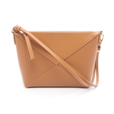 ロエベ LOEWE パズルフォルド ポーチ セカンドバッグ クラッチバッグ バッグ レザー レディース ブラウン系 C510PT1X012586 【新品】