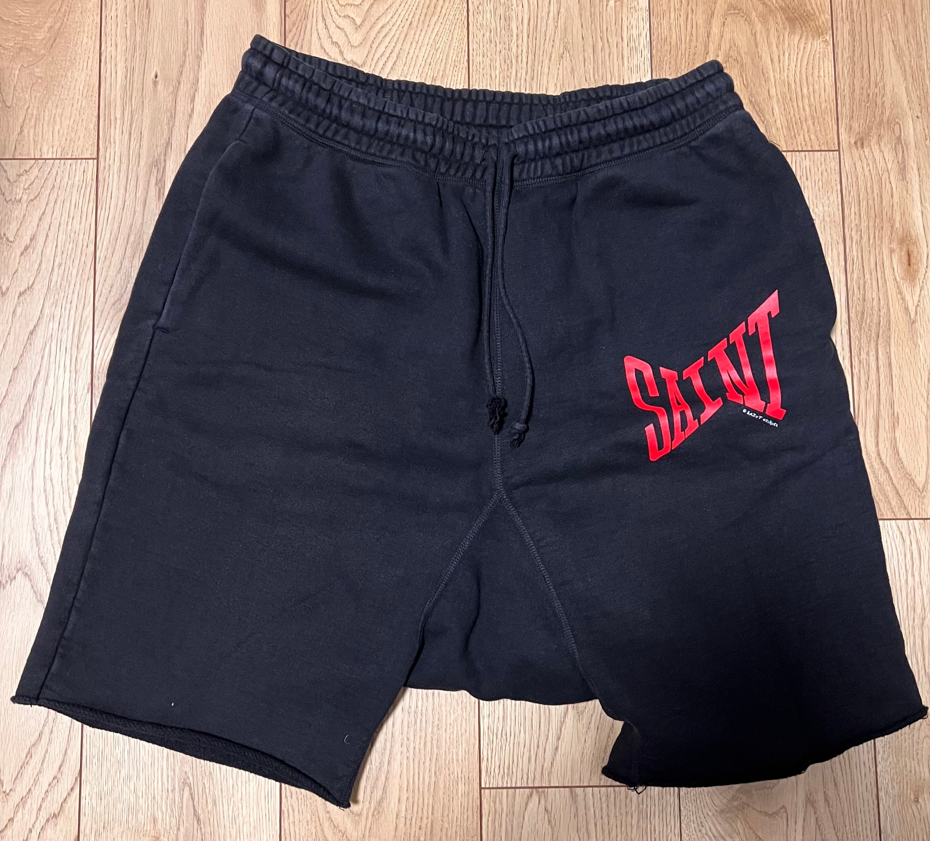 Saint Mxxxxxx Saint Logo Short Pants "Black"
