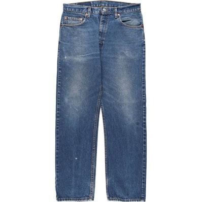 古着 00年代 リーバイス Levi's 505 REGULAR FIT STRAIGHT LEG テーパードデニムパンツ USA製 メンズw34相当/eaa580205
