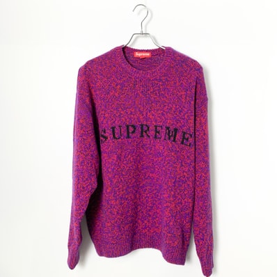 Supreme Contrast Logo Sweater Multi