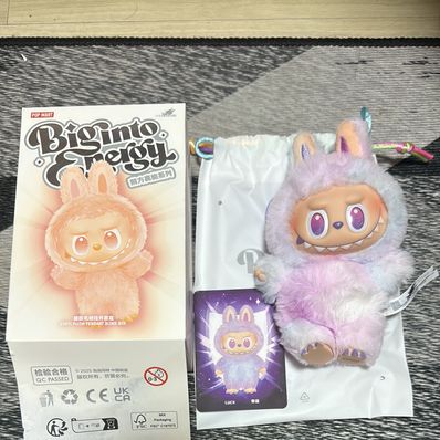 POP MART THE MONSTERS (LABUBU) Big into Energy Series Plush Pendant LUCK