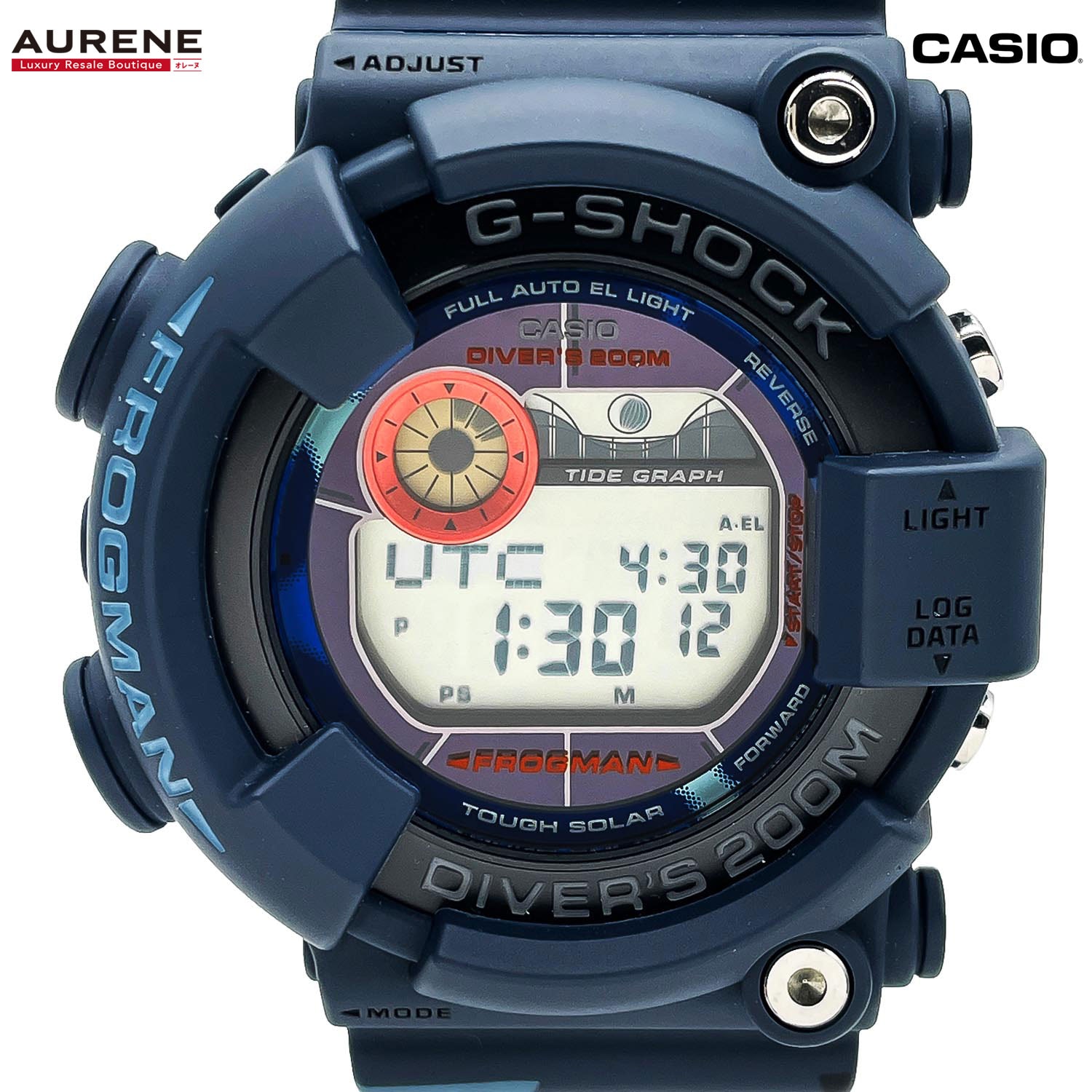 CASIO カシオ G-SHOCK フロッグマン メンインカモフラージュ GF-8250CM-2JR 腕時計
 ソーラー メンズ
 【中古】