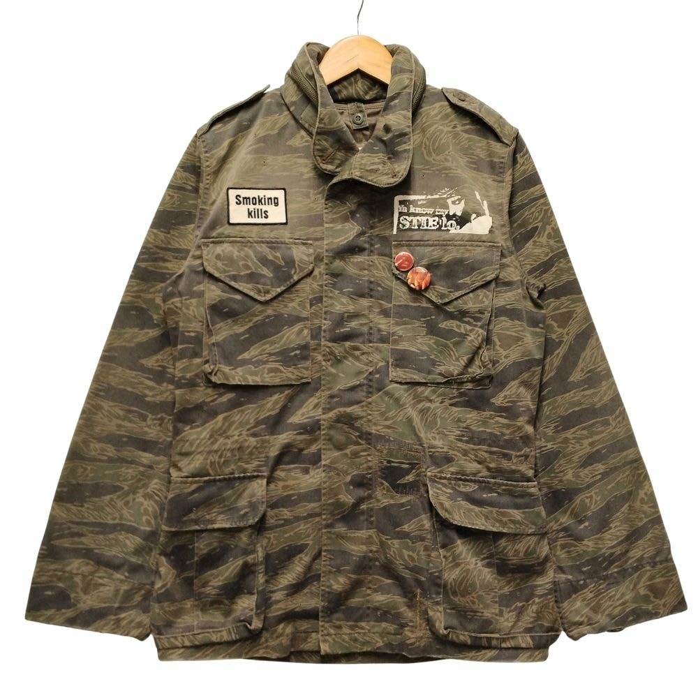 HYSTERIC GLAMOUR ヒステリックグラマー 品番 4AB-1102 STIE lo 野口強 加工 タイガーカモ M-65 JKT ミリタリージャケット 正規品 / 53002