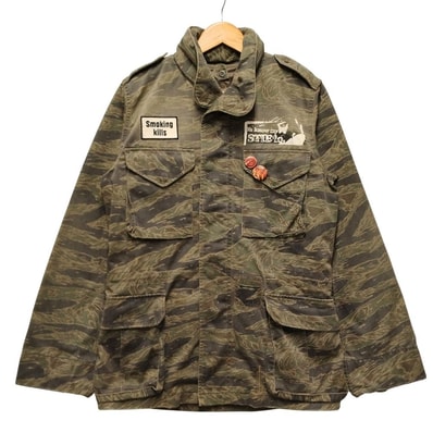 HYSTERIC GLAMOUR ヒステリックグラマー 品番 4AB-1102 STIE lo 野口強 加工 タイガーカモ M-65 JKT ミリタリージャケット 正規品 / 53002