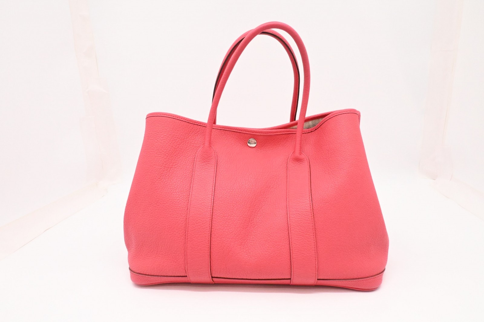 エルメス ガーデンパーティ ネゴンダ トートバッグ □O刻印 ブーゲンビリア