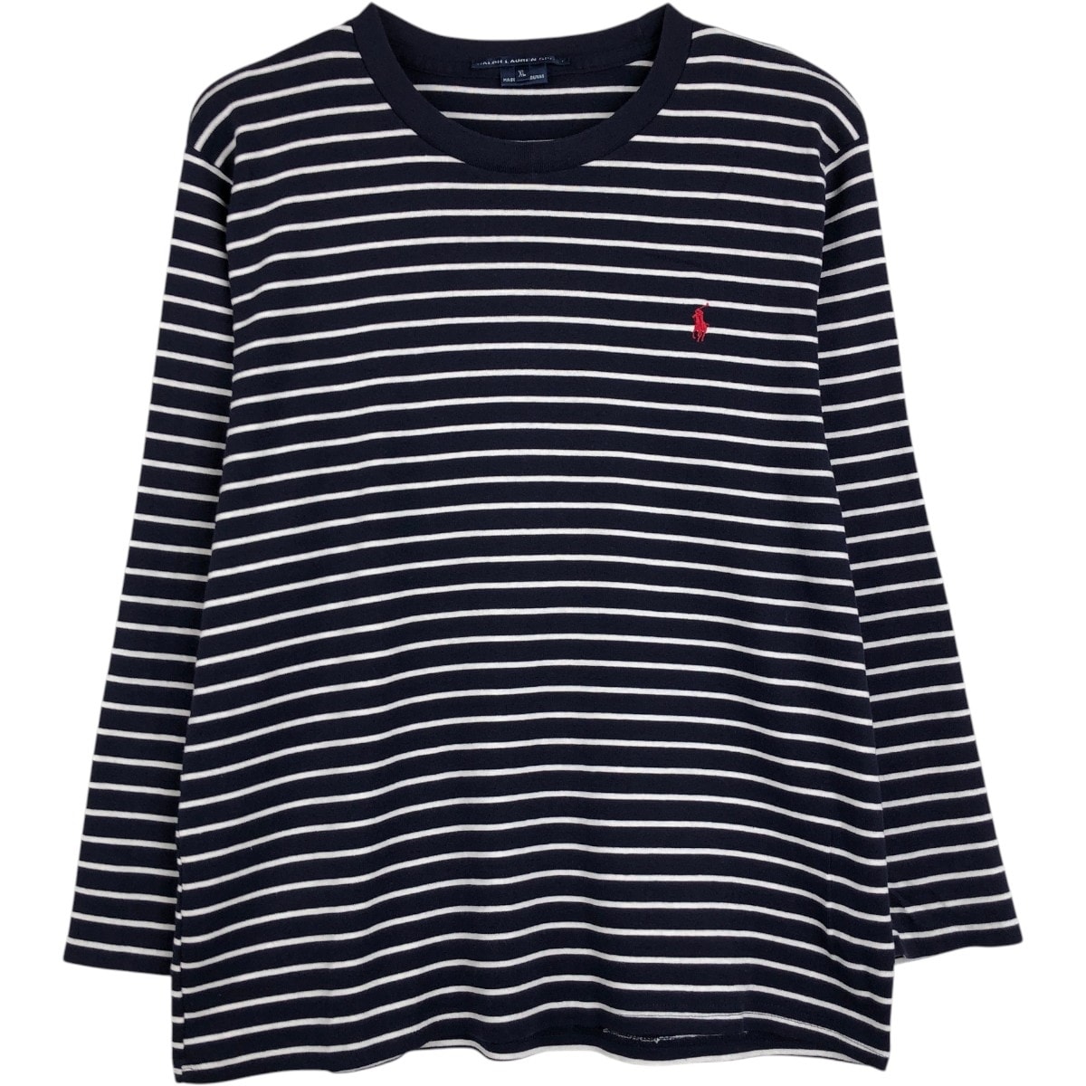 古着 ラルフローレン Ralph Lauren RALPH LAUREN SPORT ボーダー柄 ロングTシャツ ロンT レディースXL相当/eaa680393