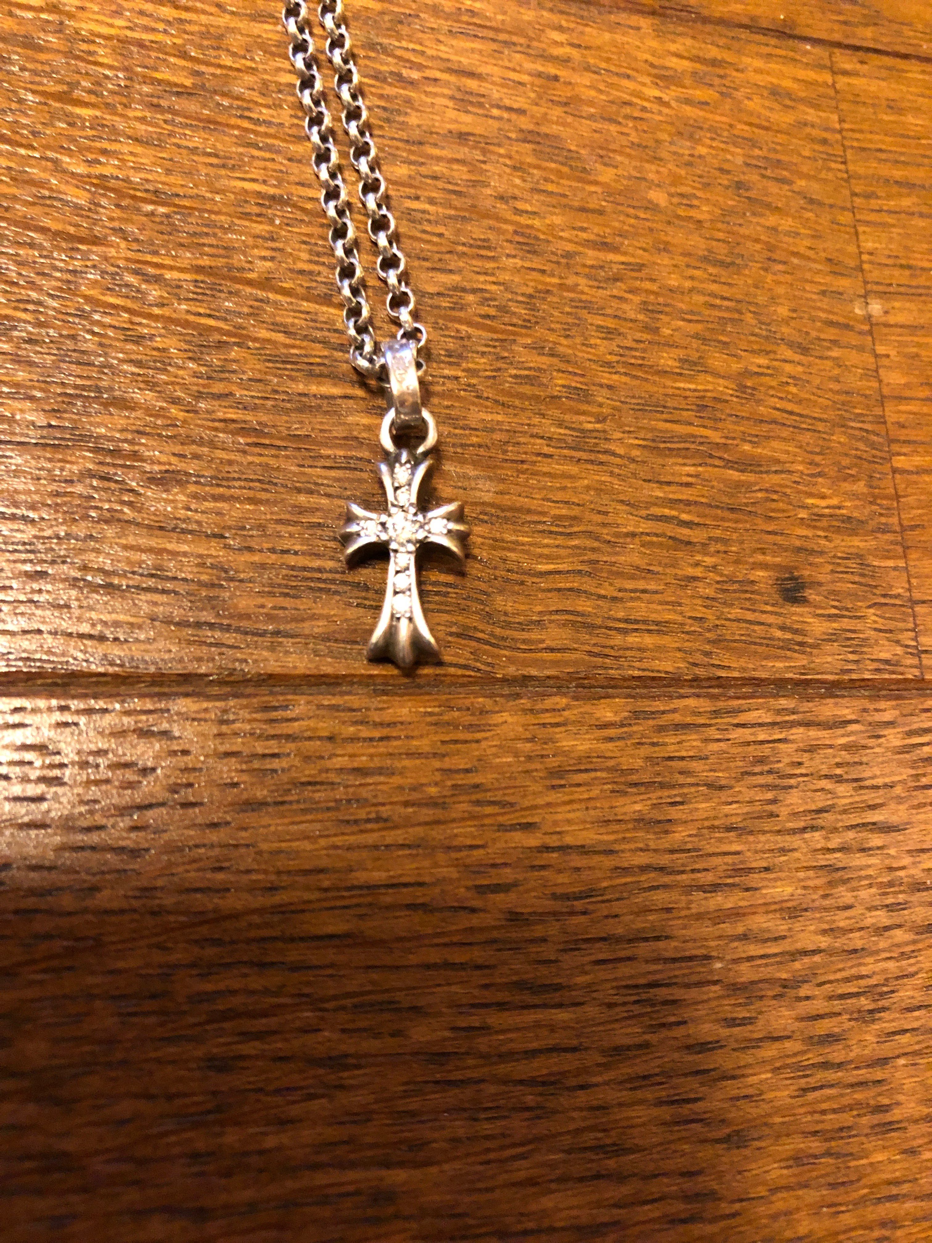 Chrome Hearts CH Cross Baby Fat Charm "Silver"