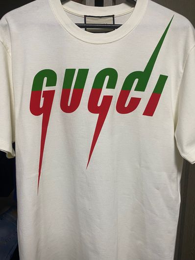 GUCCI T-shirt With Gucci Blade Print "White"