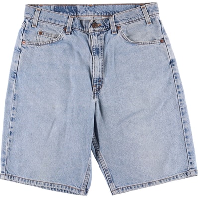 古着 90年代 リーバイス Levi's 550 RELAXED FIT オレンジタブ デニムショーツ ハーフパンツ ジョーツ メンズw32相当 ヴィンテージ/eaa567240