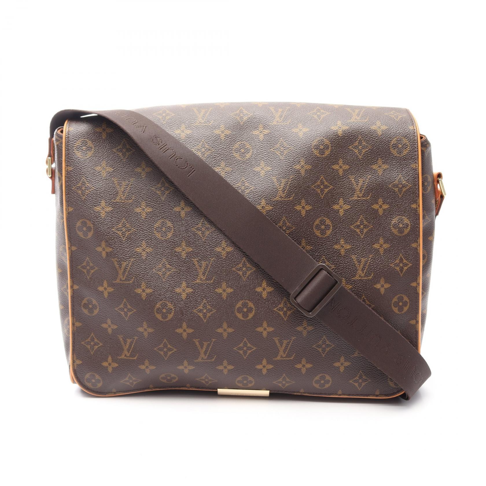 ルイ・ヴィトン LOUIS VUITTON アベス ショルダーバッグ バッグ PVCコーティングキャンバス レザー モノグラム メンズ レディース ブラウン系 M45257 【中古】