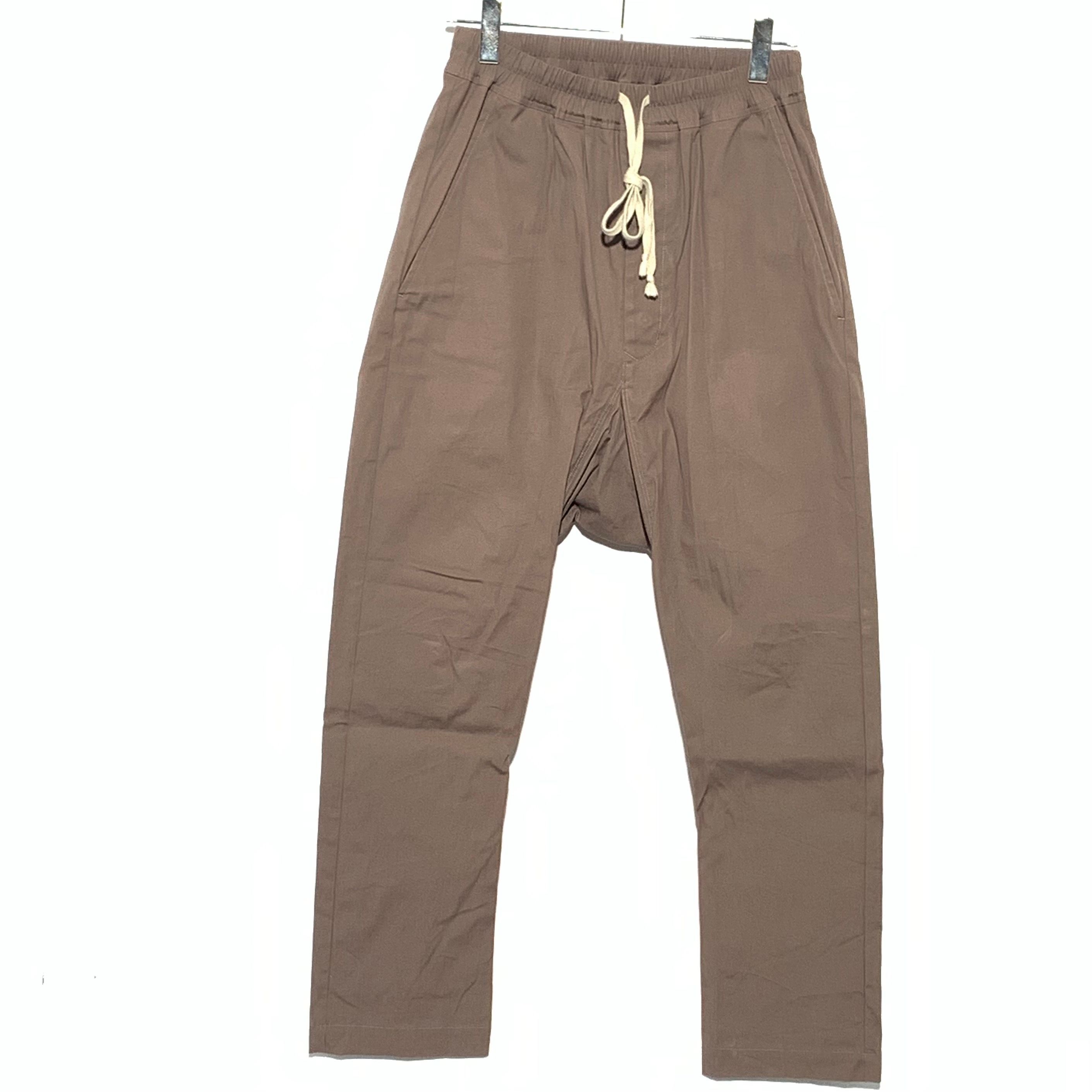 RickOwens DRAWSTRING LONG PANTS Dust