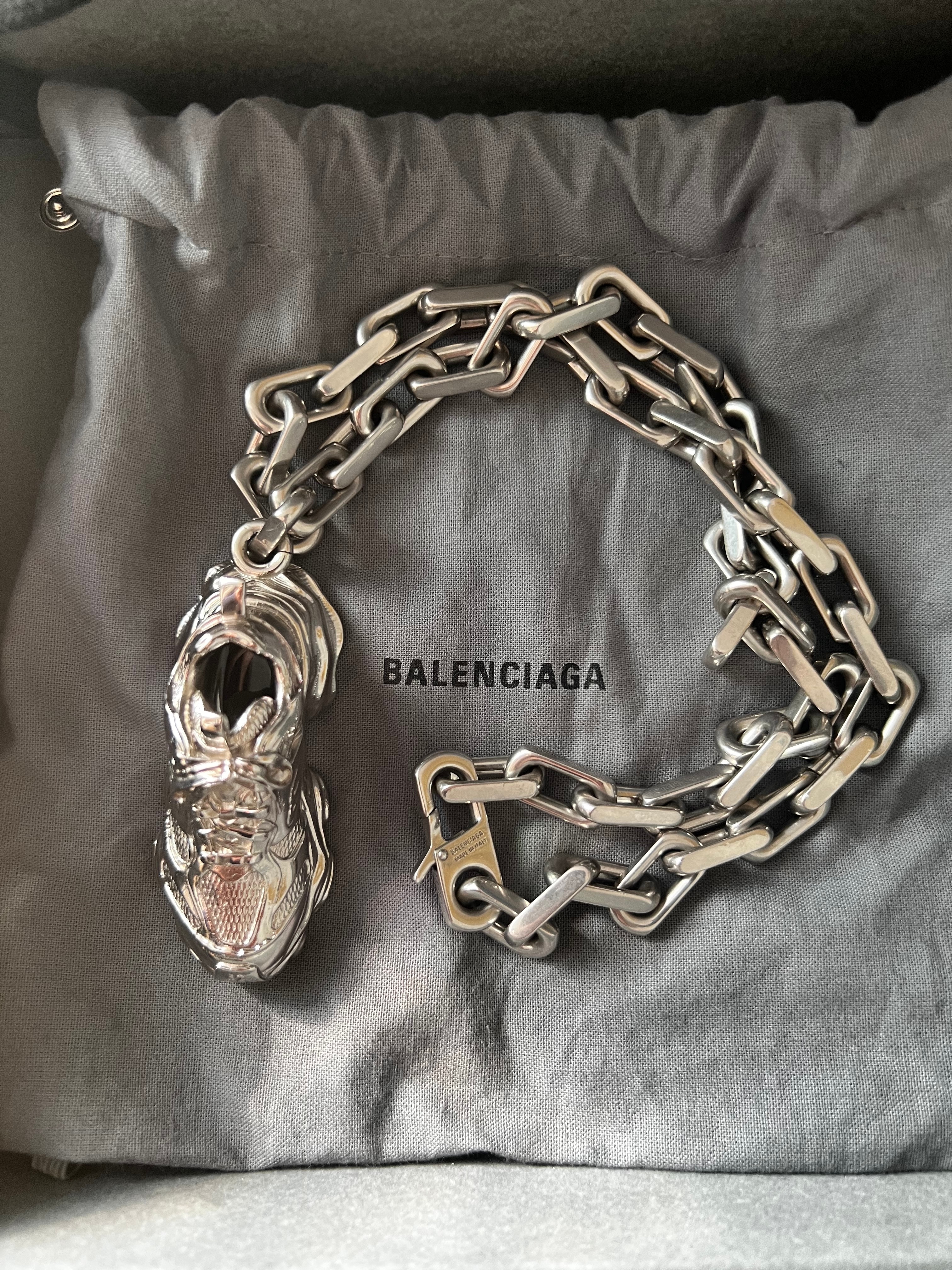 【参考価格24万】BALENCIAGA KEYHOLDER CARGO ネックレス 24AW ランウェイピース