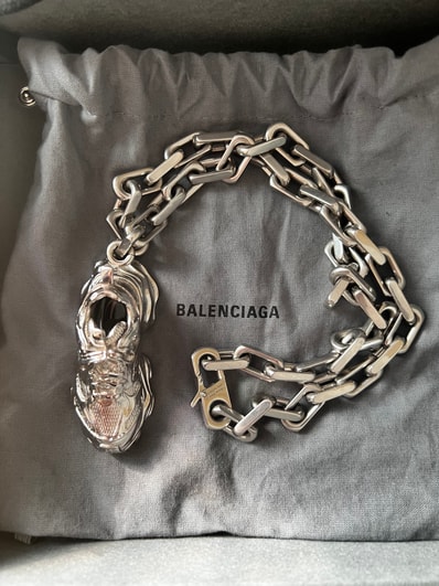 【参考価格24万】BALENCIAGA KEYHOLDER CARGO ネックレス 24AW ランウェイピース