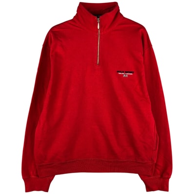 古着 ラルフローレン Ralph Lauren POLO SPORT ポロスポーツ ハーフジップスウェットシャツ トレーナー メンズM相当/eaa482297