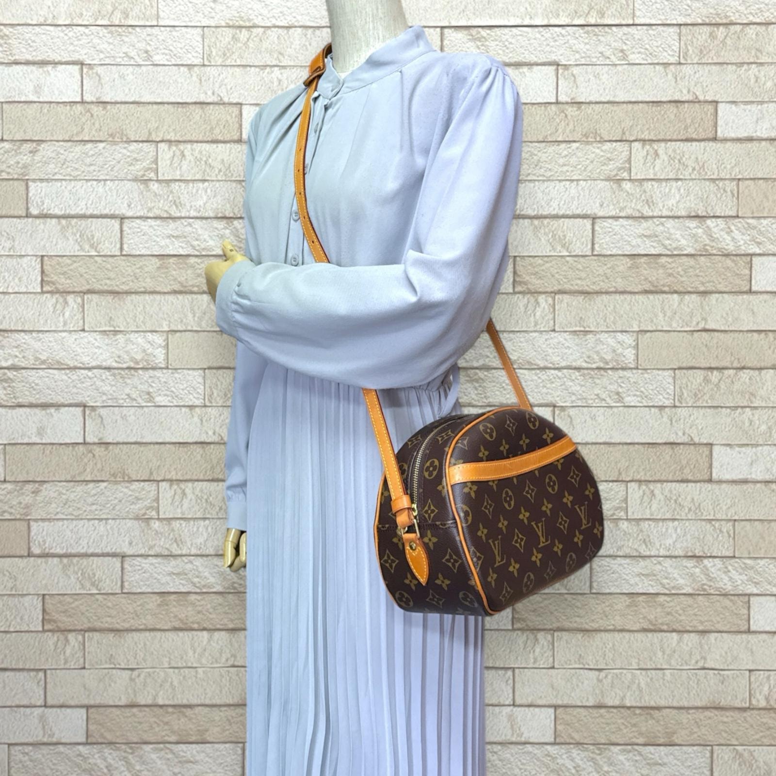 LOUIS VUITTON◇ブロワ_モノグラム_BRW/PVC/ブラウン/M51221 