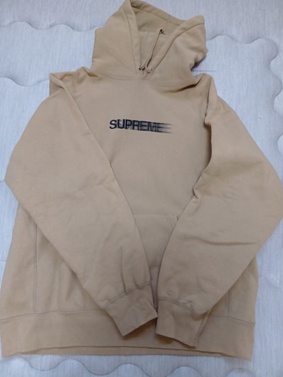 Supreme Motion Logo Hooded Sweatshirt "Dark Tan" (23SS)
