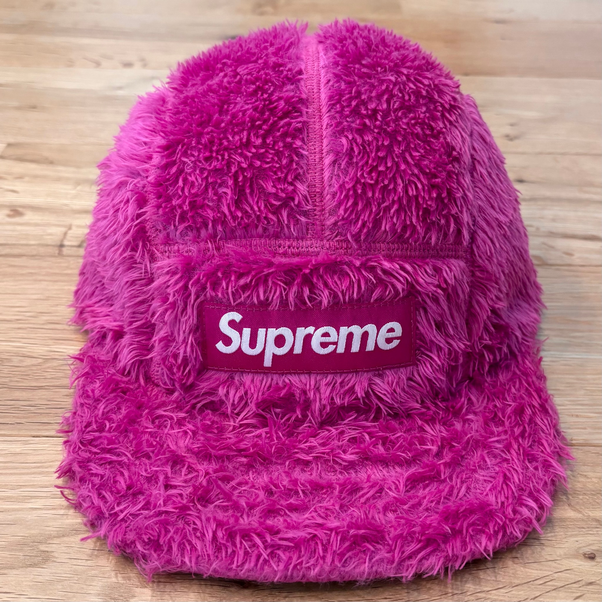 Supreme Fuzzy Camp Cap "Pink"