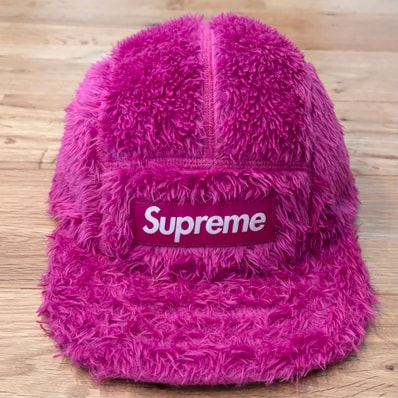Supreme Fuzzy Camp Cap "Pink"