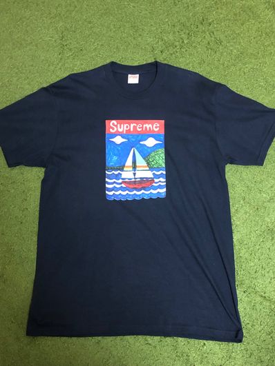 Supreme Sailboat Tee "Navy"
