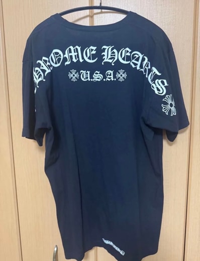 Chrome Hearts Scroll Label Back Arche Logo T-Shirt "Black"