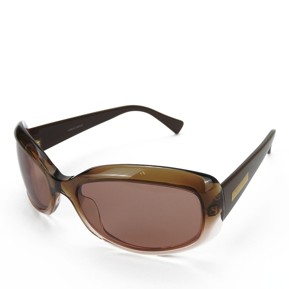 【中古】 ジョルジオアルマーニ サングラス GA554/S 55□17 130 プラスチック ブラウン アクセサリー 小物 レディース 女性 GIORGIO ARMANI