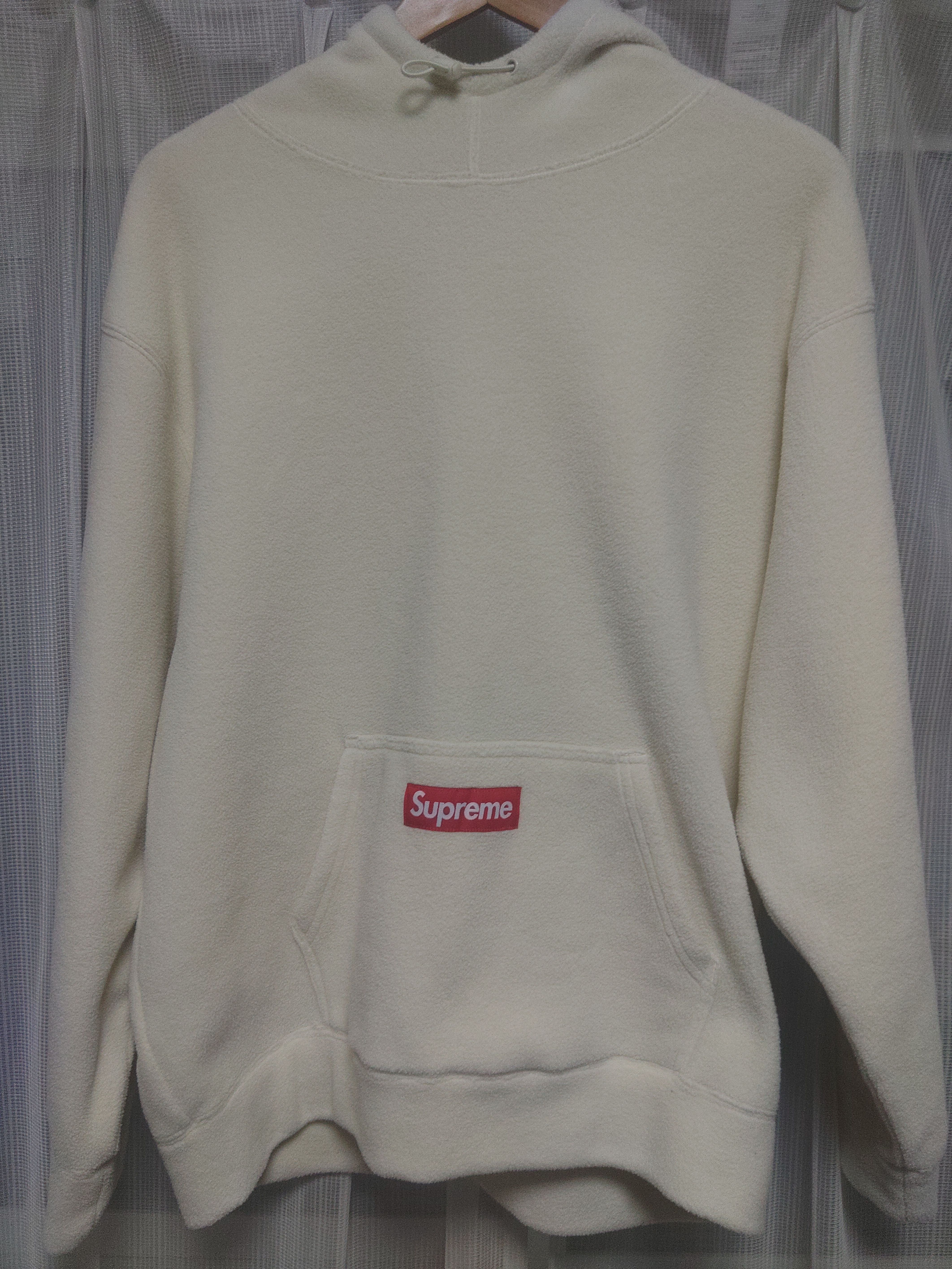 Supreme Polartec Hooded Sweatshirt "Natural"