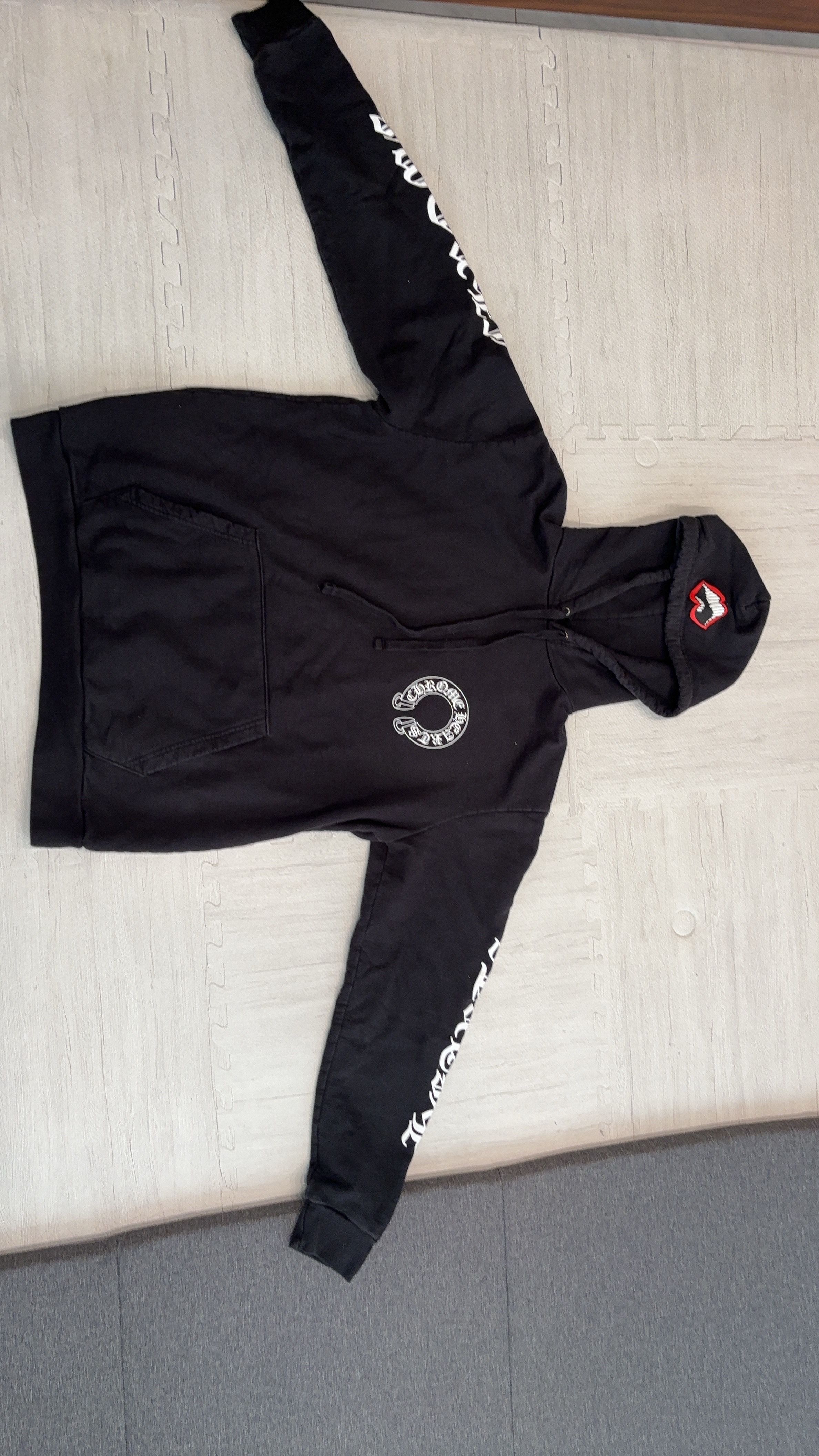 Chrome Hearts Matty Boy Chomper Horseshoe Hoodie "Black"