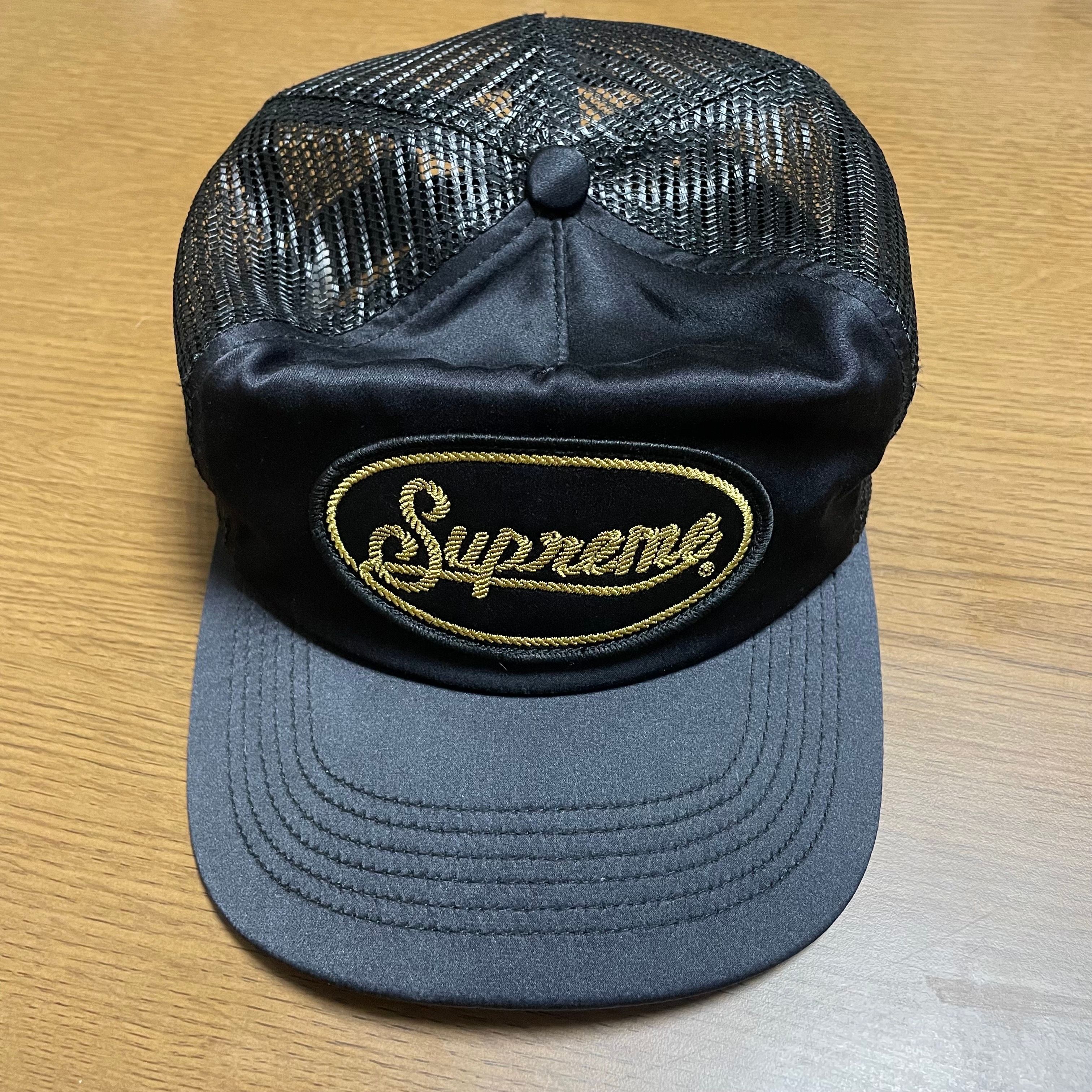 Supreme Silk Mesh Back 5-Panel "Black"