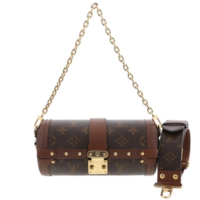 【値下げ】LOUIS VUITTON ルイ・ヴィトン モノグラム パピヨントランク 2WAY ハンドバッグ M57835 モノグラム ブラウン レディース【中古】