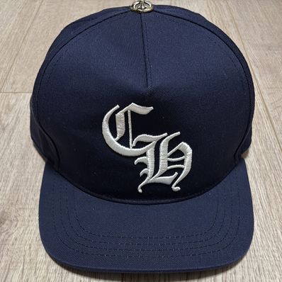 Chrome Hearts Baseball Cap 5 Panel CH "Navy/Silver"