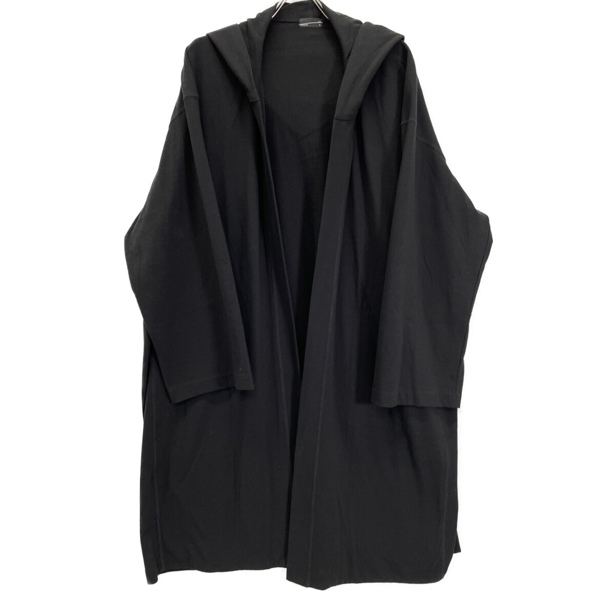 ラッドミュージシャン 2222-613 22AW ブラック 40/1 T-CLOTH KIMONO LONG PARKA キモノロングカーディガン 42