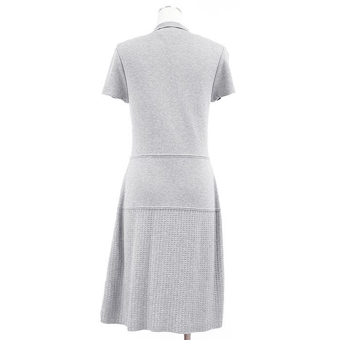 フォクシー　FOXEY　ワンピース　グレー　サイズ38 B (目立った傷や汚れなし)】【美品】 フォクシー ニューヨーク ニット