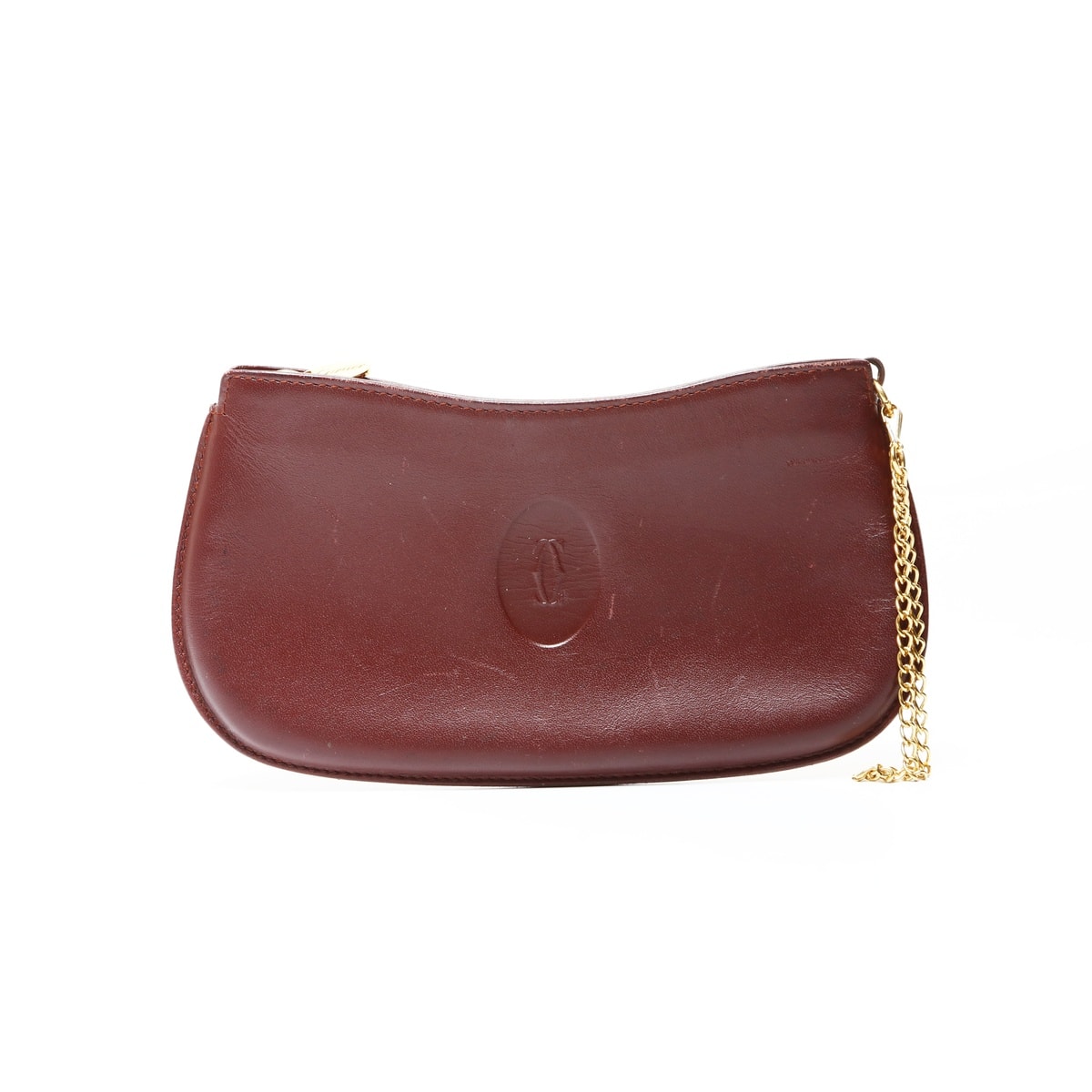 セリーヌ CELINE レザー マストドゥ ポーチ【中古】