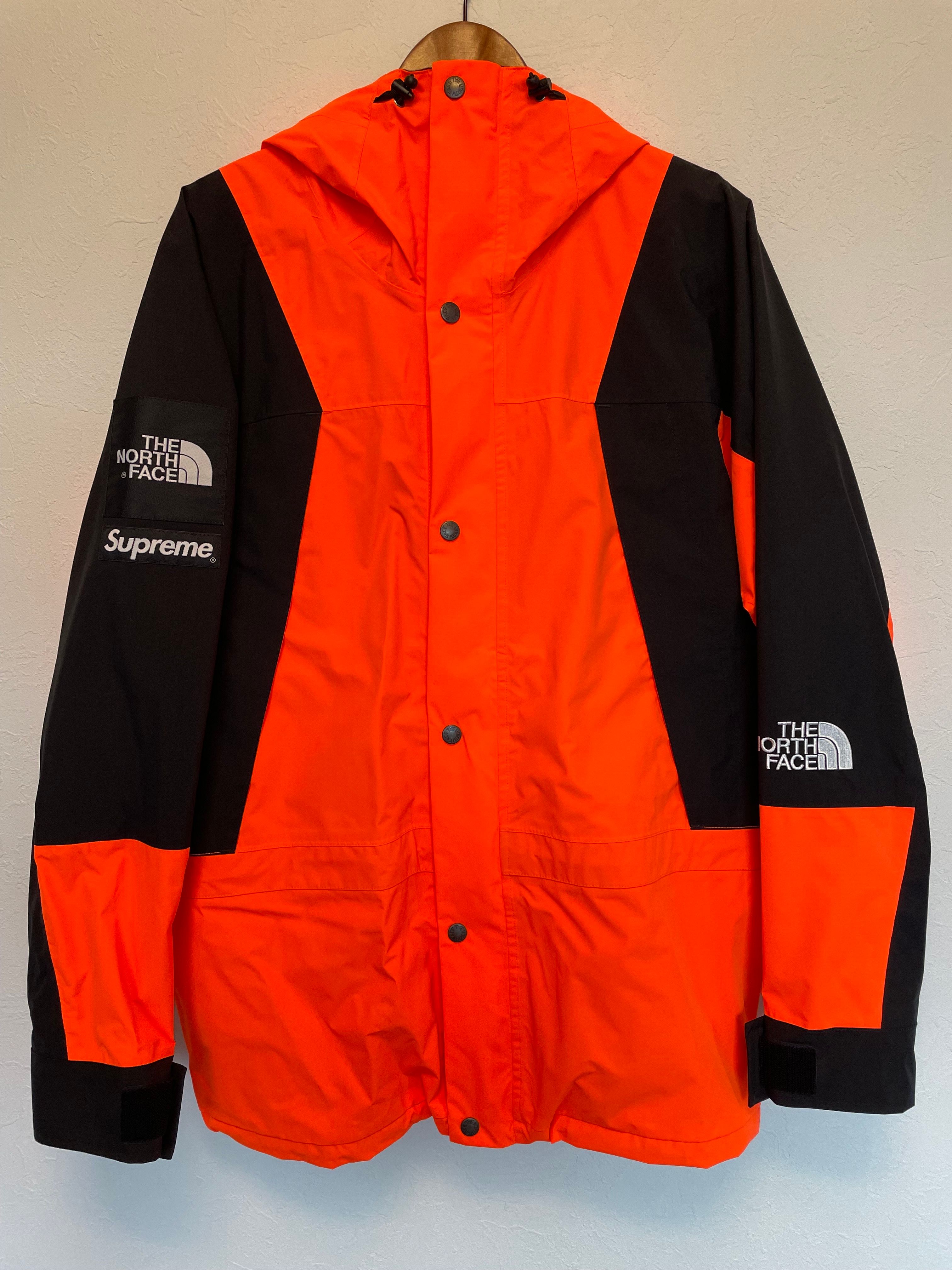 Supreme x The North Face Mountain Light Jacket "Power Orange"