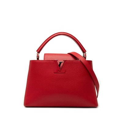 ルイ ヴィトン カプシーヌPM ハンドバッグ ショルダーバッグ 2WAY M42237 ルビー レッド トリヨンレザー レディース LOUIS VUITTON 【中古】